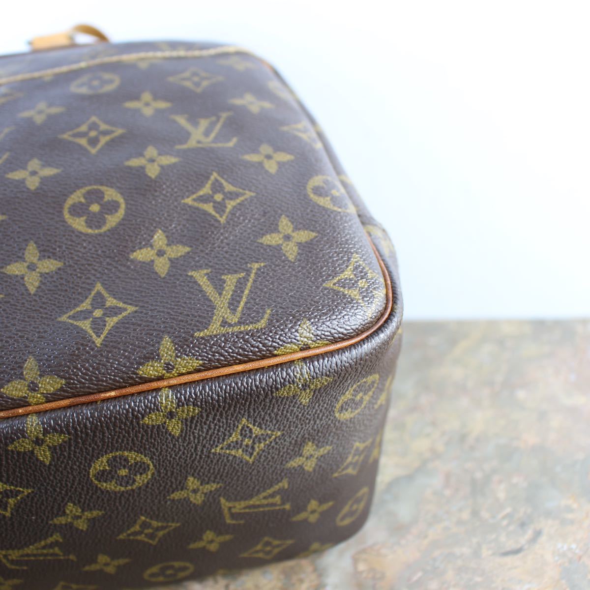 LOUIS VUITTON M47270 SD0065 MONOGRAM BOSTON BAG MADE IN FRANCE/ルイヴィトンドーヴィルモノグラム柄レザーボストンバッグ