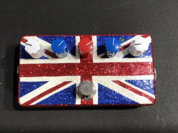 送料無料】Zvex Fuzz Factory Hand-Painted Union Jack 2014 1点物