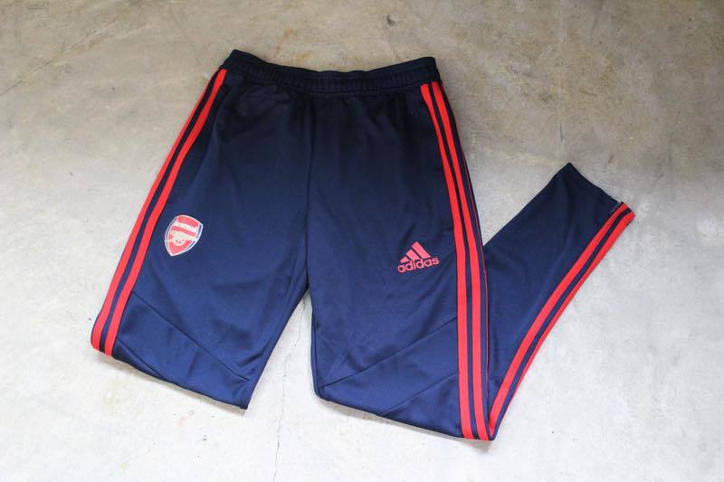 ☆adidas/アディダス ライントラックパンツ ネイビー sizeS メンズ スポーツウェア サッカー arsenal アーセナル 古着 used☆_画像1