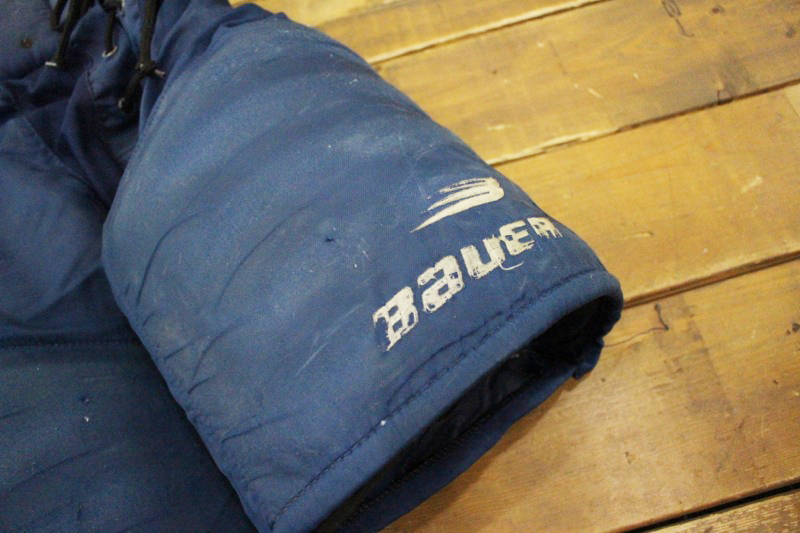 *Bauer/ Bauer ice hockey pants SUPREME HP3000 M/M size blue navy series men's hockey sport practice put on *