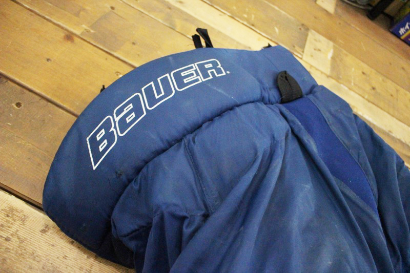 *Bauer/ Bauer ice hockey pants SUPREME HP3000 M/M size blue navy series men's hockey sport practice put on *