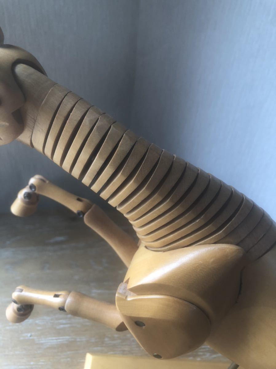 Yahoo!オークション - WOODEN HORSE 木製 デッサンドール 馬 オブジ...