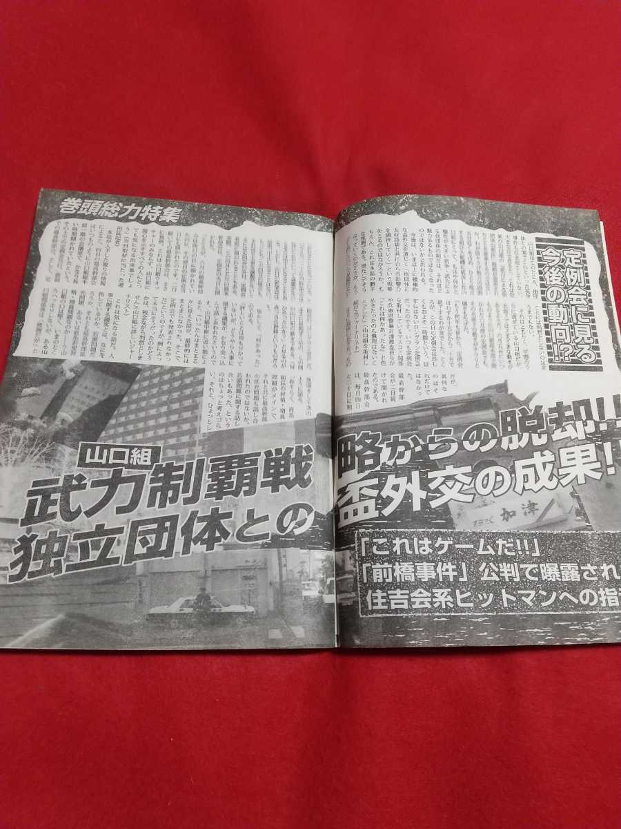 ★超激レア/入手困難★ 実話ドキュメント 2004年8月号 ～「田岡・竹中・渡辺」山口組三代に仕えた古参直系十四人の肖像～_画像7