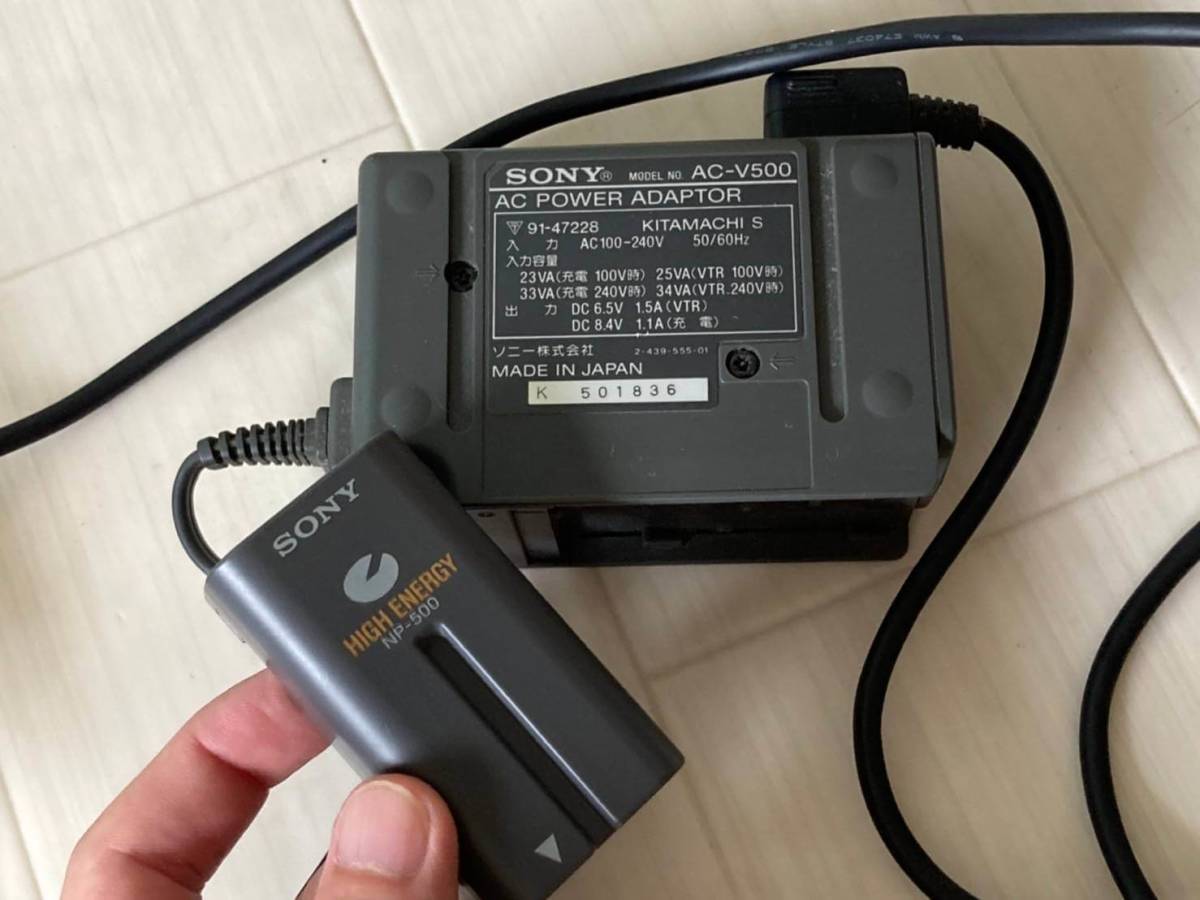 レア SONY ソニー Handycam ハンディカム CCD-SC7 Video8 Hi8等の 8mm テープ 対応機器_画像5
