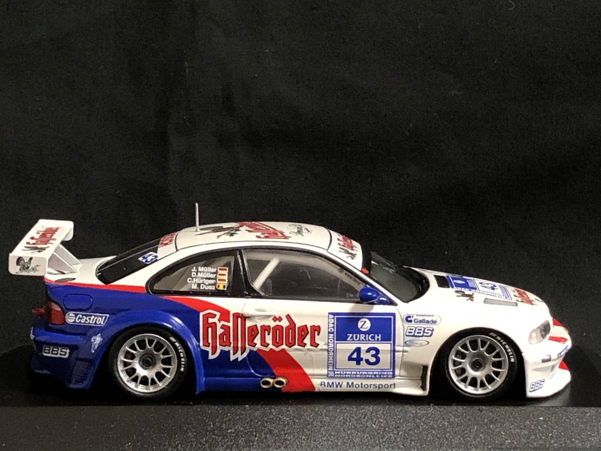 ミニチャンプス 1/43 BMW M3 GTR ニュルブルクリンク 24時間 ミニチャンプス 1/43 BMW M3 GTR ニュルブルクリンク 24時間