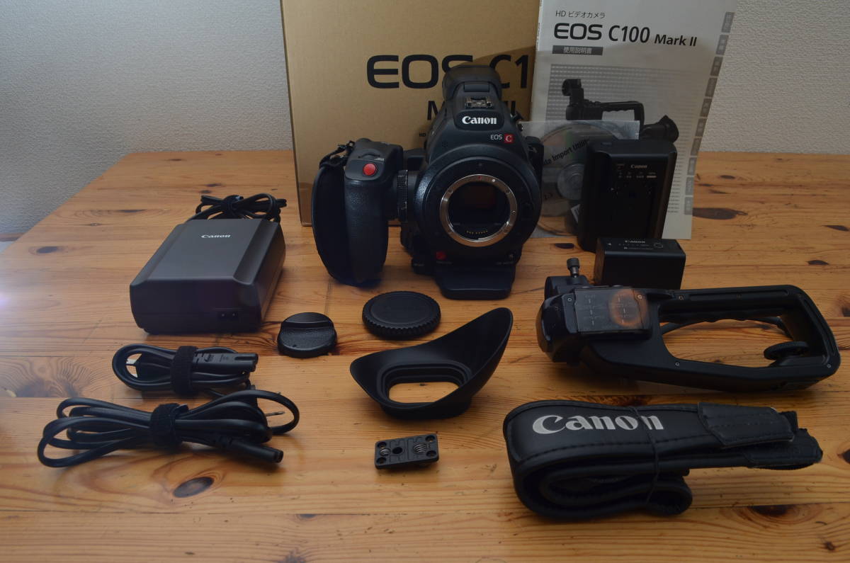 2691 【良品】 Canon デジタルシネマカメラ（EFマウント）EOS C100 Mark II ボディー