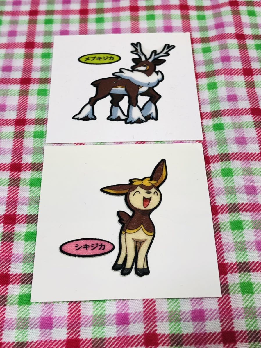 ポケモンパン デコキャラシール セット売り シキジカ メブキジカ_画像1