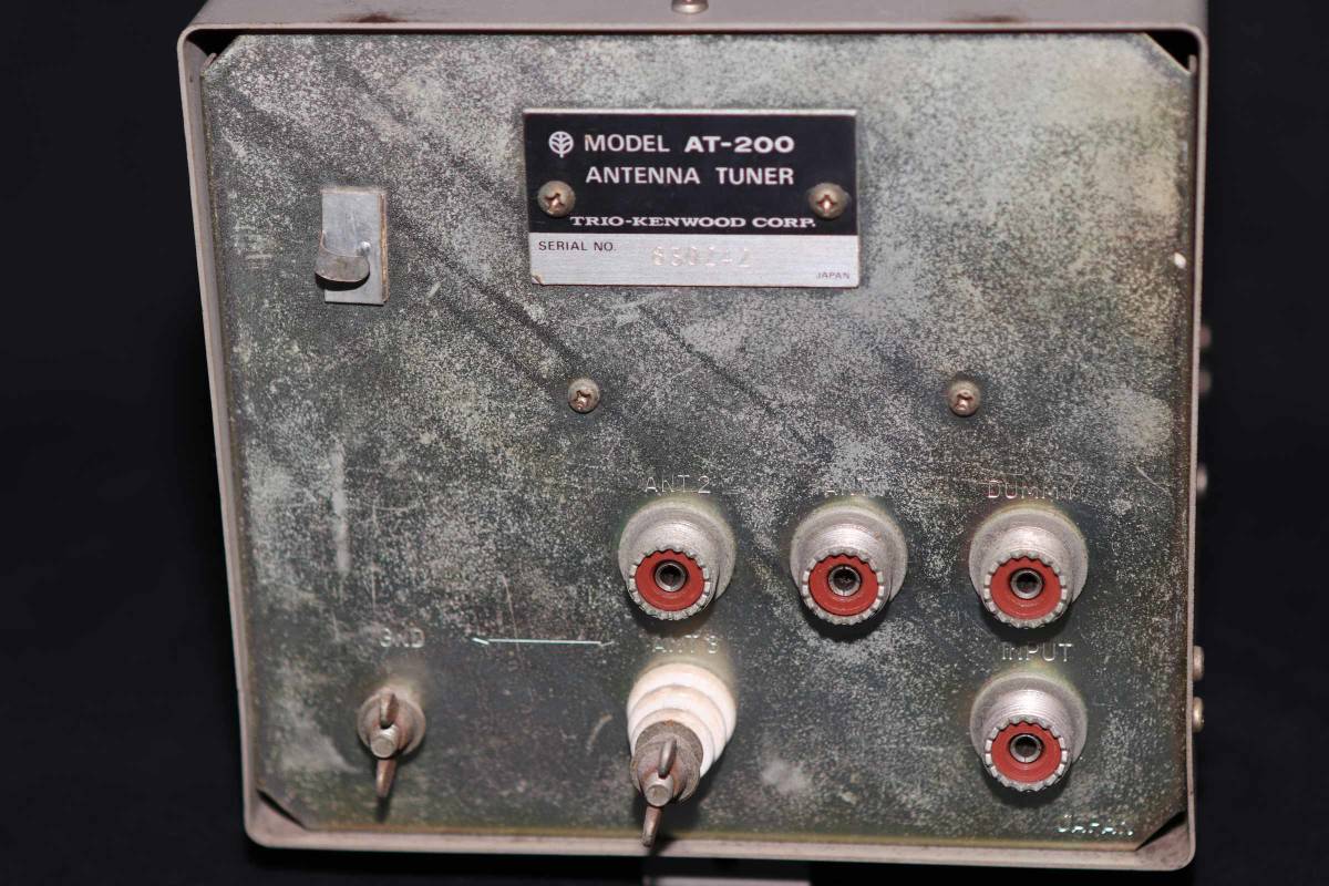 TRIO アンテナチューナ AT-200 動作確認OK 520ラインなどに TRIO アンテナチューナ AT-200 動作確認OK 520ラインなどに