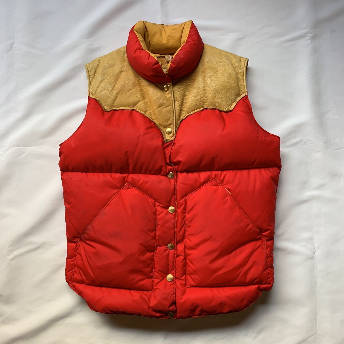 70s Rocky 60s DOWN Featherbed Mountain VEST co. アメカジ ダウン