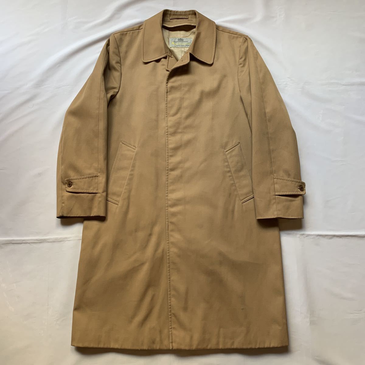 ~70s Aquascutum BAL COLLAR COAT MADE IN ENGLAND ヴィンテージ ビンテージ アクアスキュータム ステンカラーコート 英国製 60s 送料無料_画像2