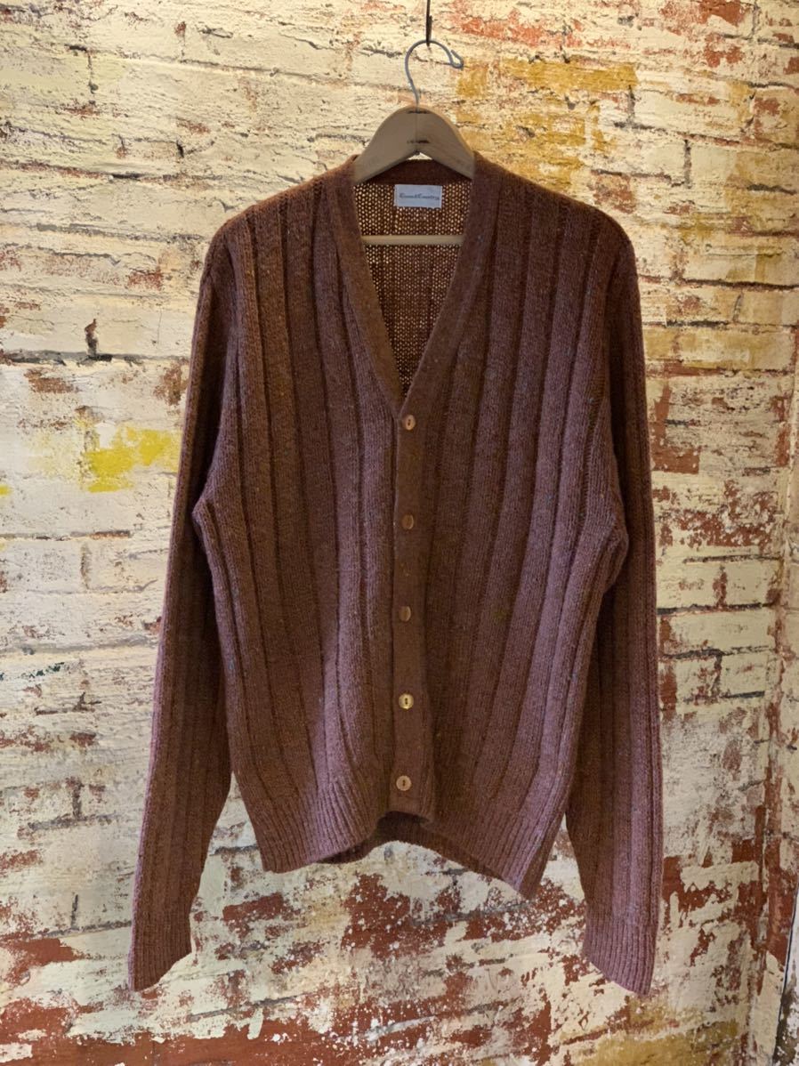 70s Town&Country COLOR NEP WOOL CARDIGAN ヴィンテージ ビンテージ カラーネップ ウールカーディガン ニットカーディガン 60s