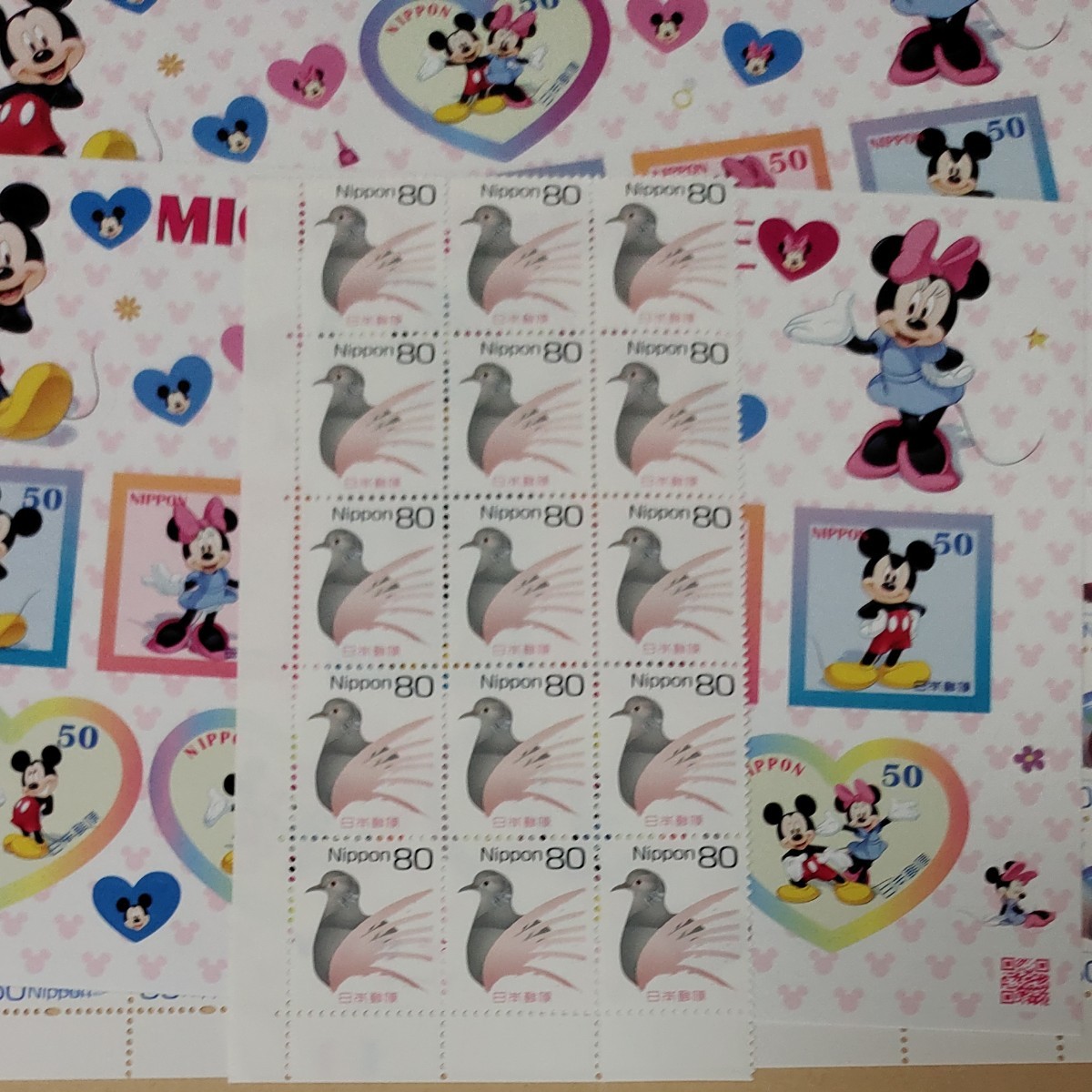 ディズニーミッキーマウス記念切手シート　他まとめ売り記念切手シート　他まとめ売