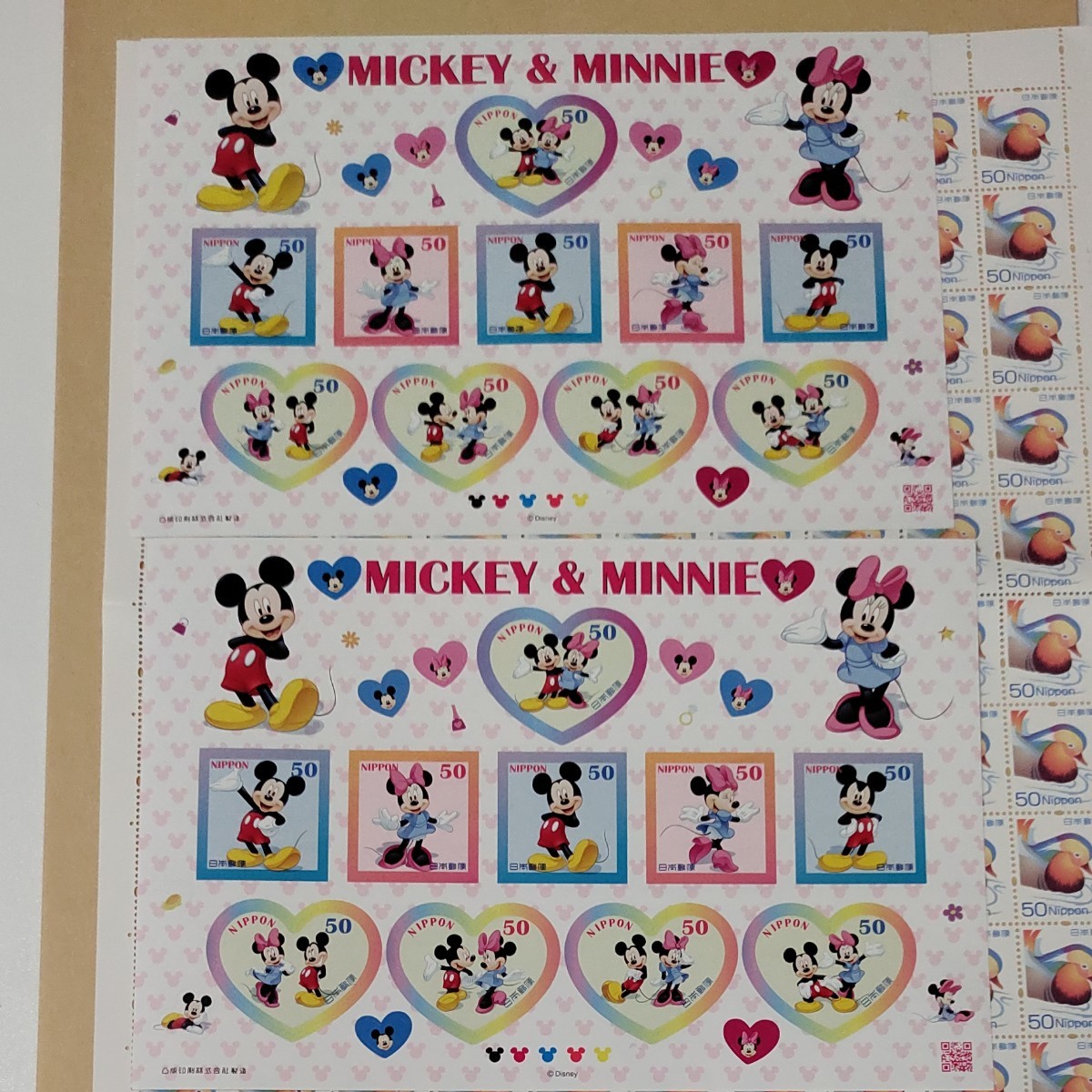 ディズニーミッキーマウス記念切手シート　他まとめ売り記念切手シート　他まとめ売