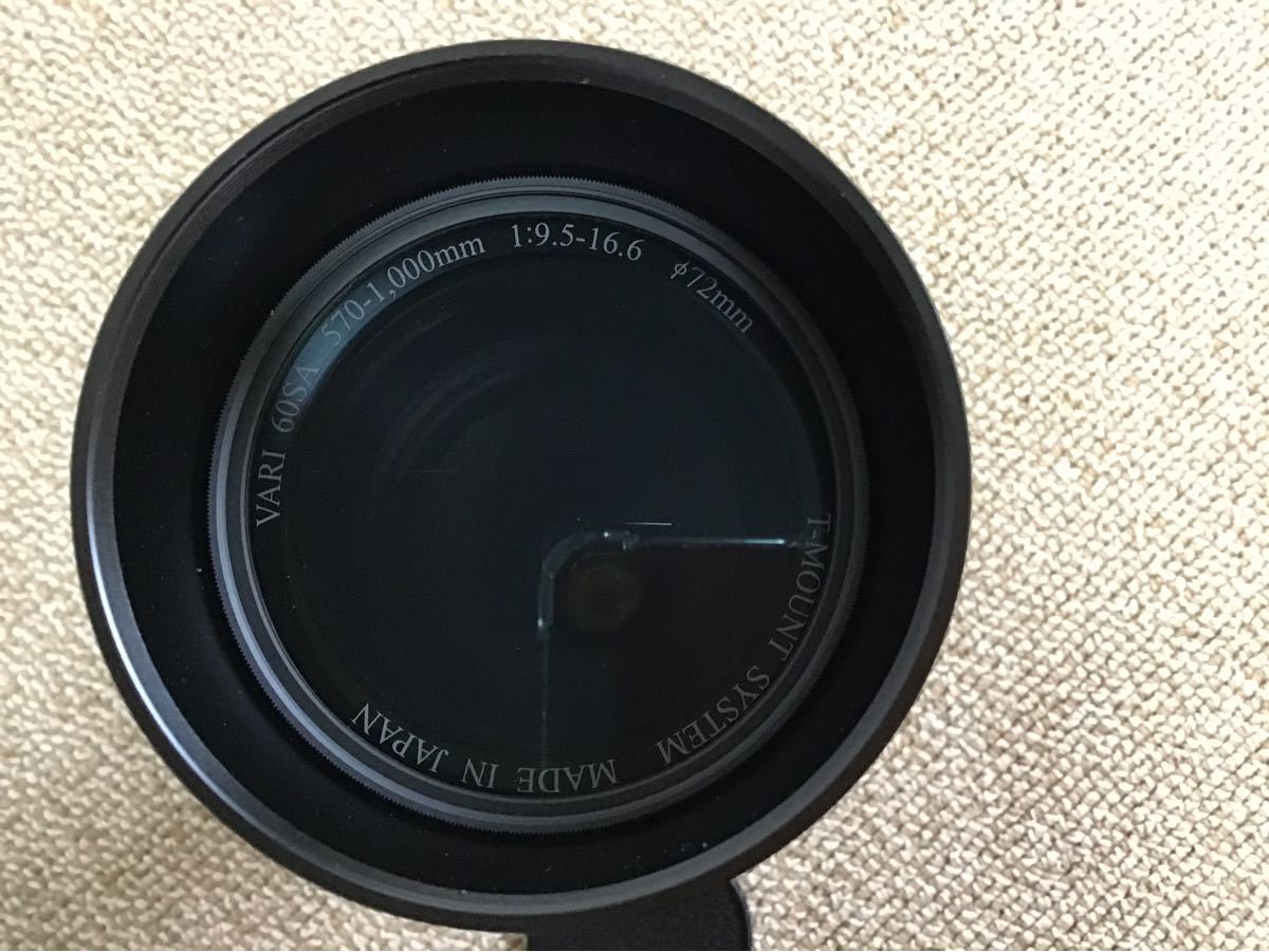 レンズ ナシカ VARI 60SA 570-1000mm F9 5-16 6キヤノン用 ×2