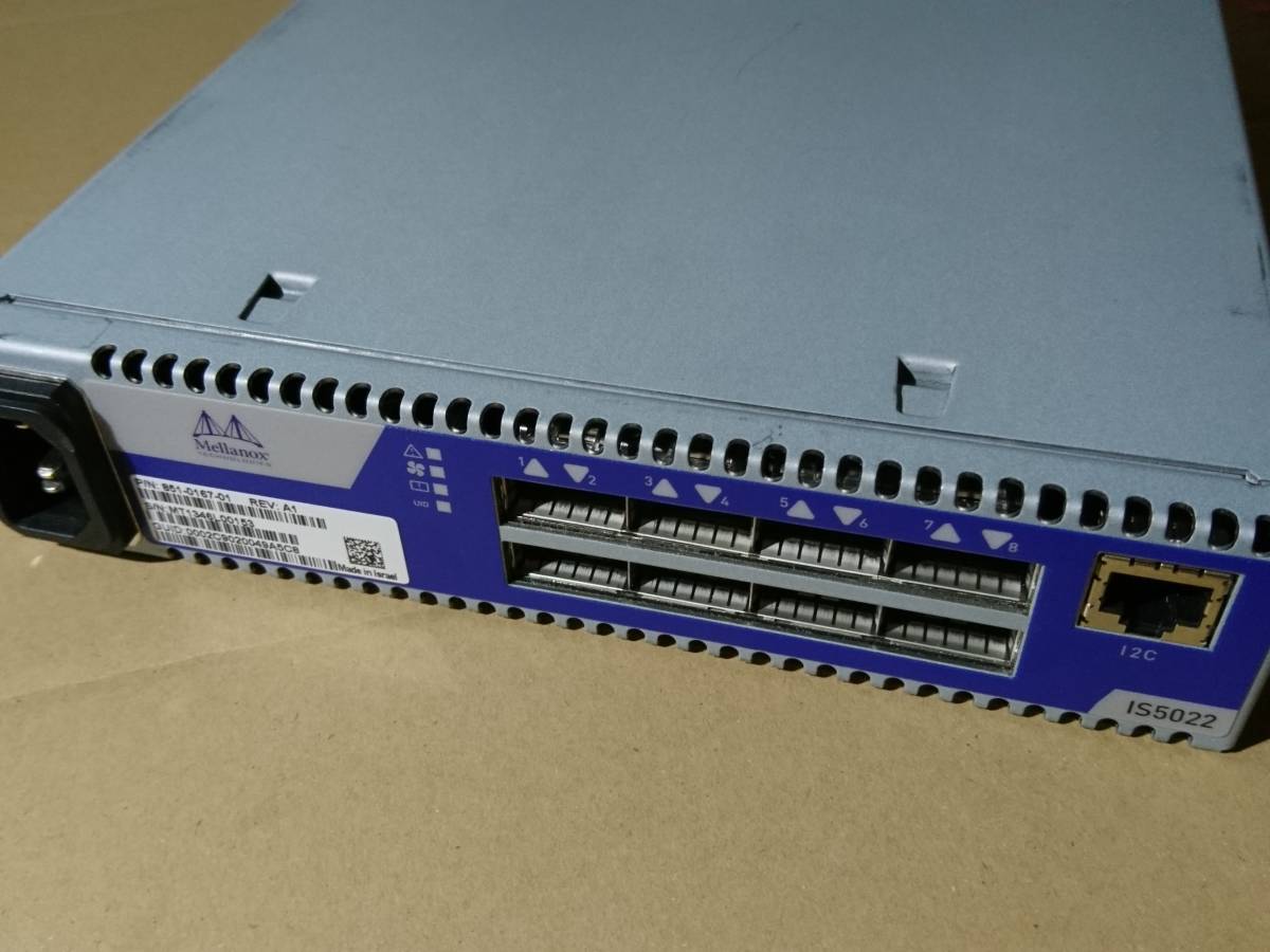Mellanox IS5022 InfiniScale IV 8-Port QSFP 40Gb/s InfiniBand QDR Switch_画像1