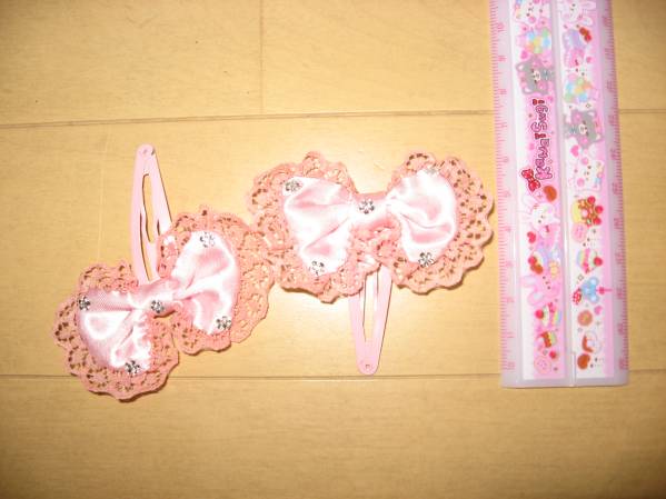  unused pink lace ribbon . stop 2 piece Stone go in . type go in . type presentation .. type The Seven-Five-Three Festival 