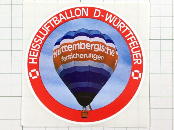 Старшая наклейка: воздушный шарик винтаж Европа +CB