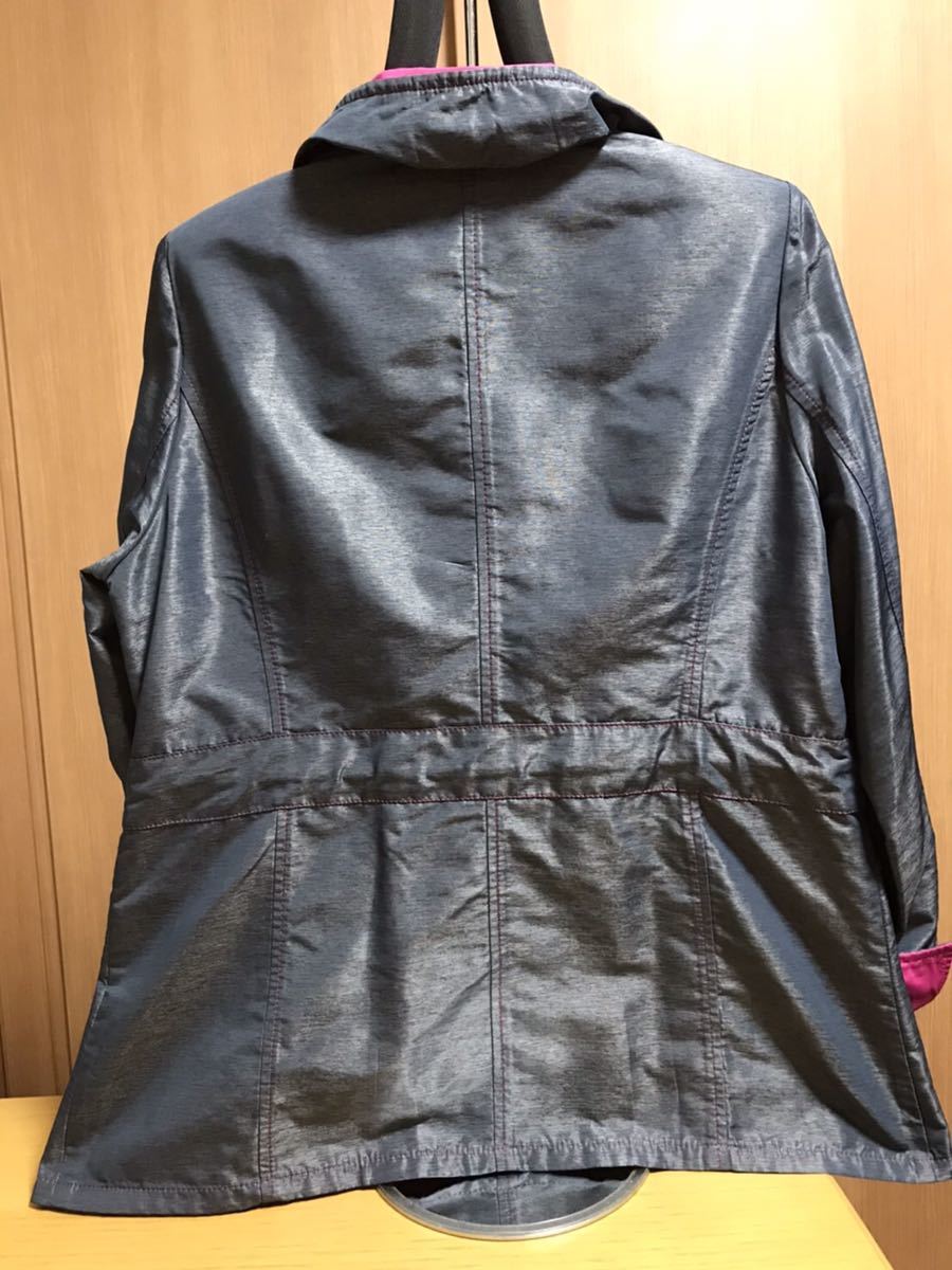 [新品] 激安・在庫処分　Mサイズ　レディースジャケット・コート　ミセス・婦人ジャケット・コート　撥水ジャケット・コート　紺色