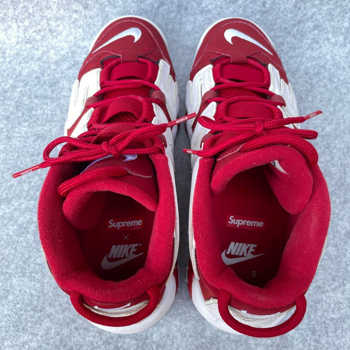 Nike More Uptempo Supreme 27 5 中古 シュプテン モアテン Nike More Uptempo Supreme 27 5 中古 シュプテン モアテン