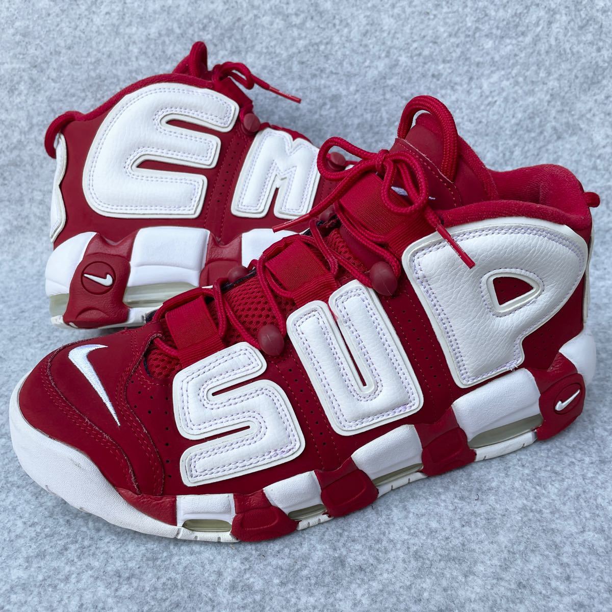 Nike More Uptempo Supreme 27 5 中古 シュプテン モアテン Nike More Uptempo Supreme 27 5 中古 シュプテン モアテン