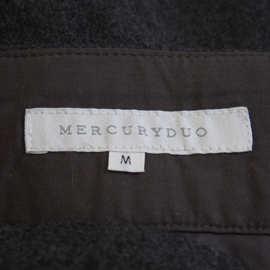 . рисовое поле .× MERCURYDUOire Hem переключатель в клетку ремень есть юбка * Mercury Duo 
