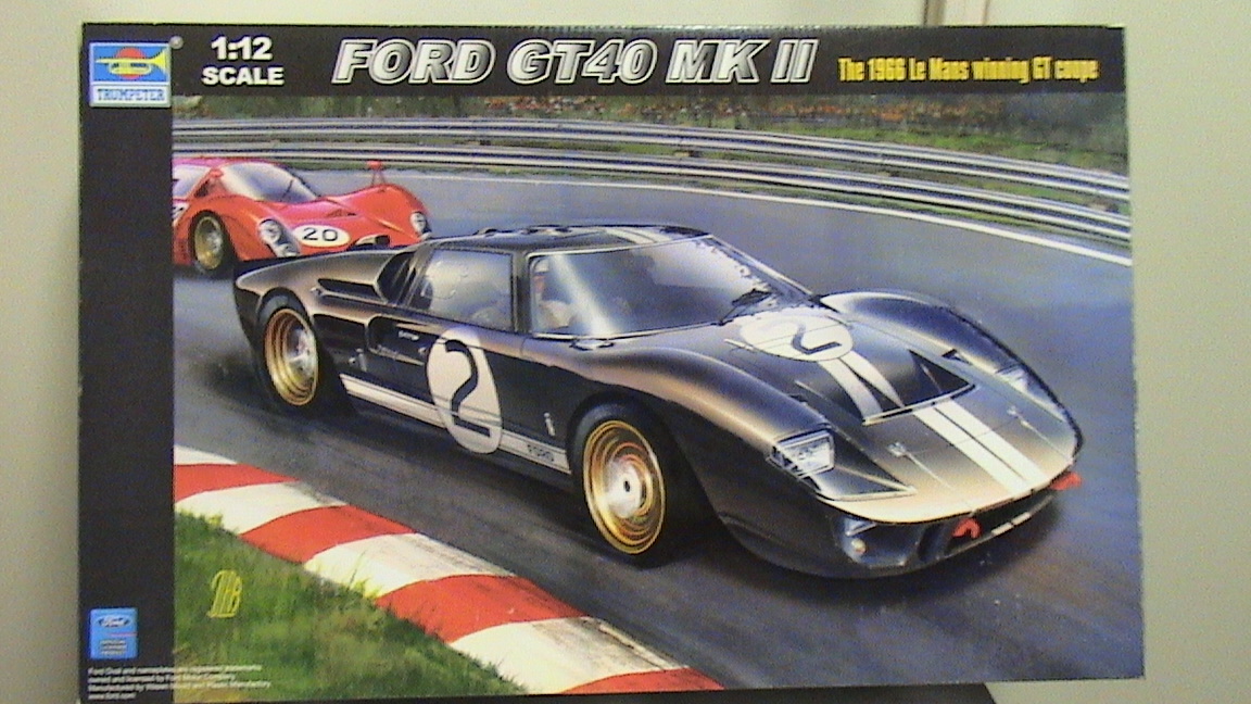 トランペッター【1/12 フォード GT40 Mk2】1966 ル・マン FORD マーク