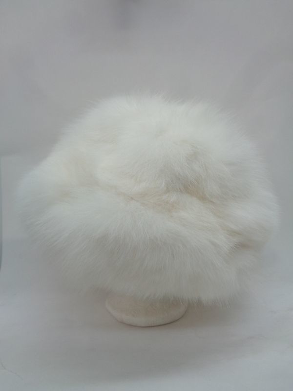 新品 ホワイトミンク＆フォックス毛皮ファー・ハット 帽子 | charcas