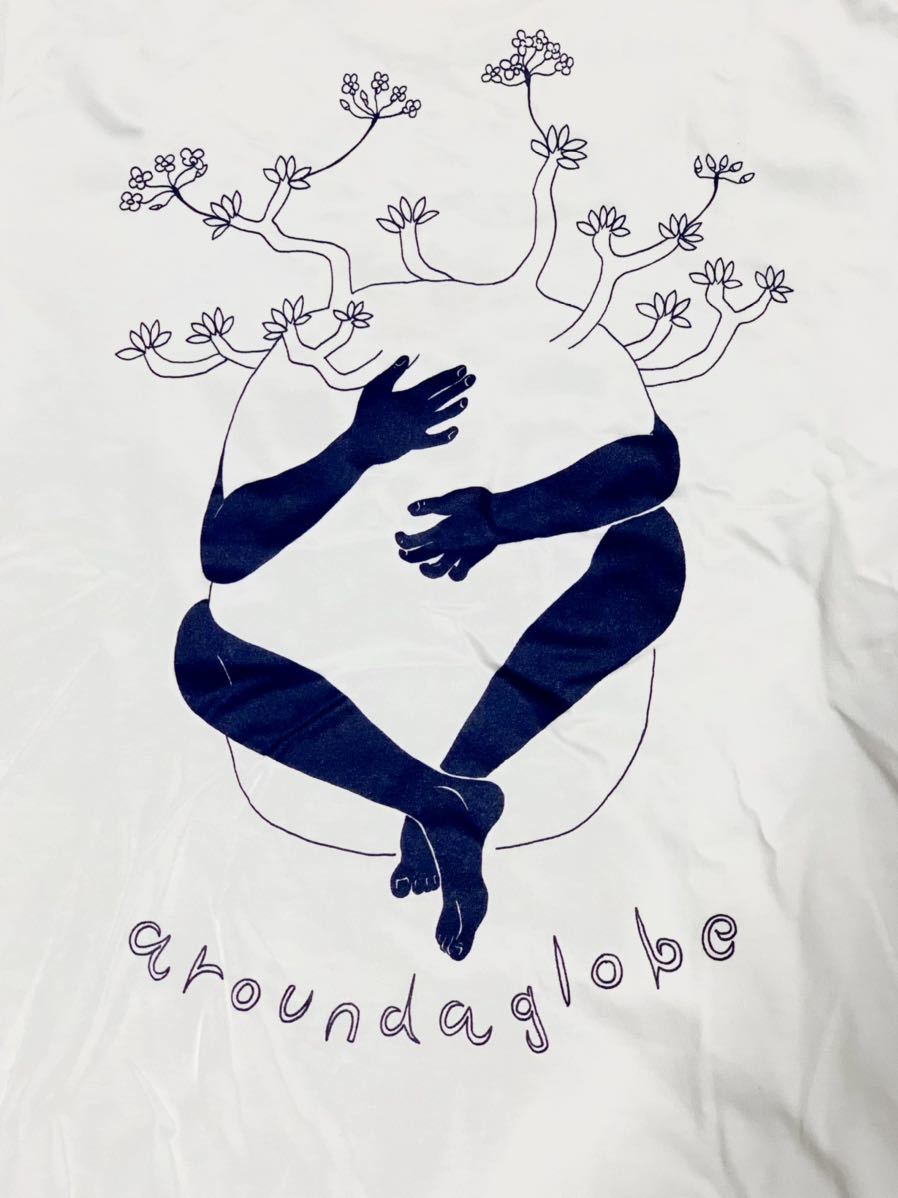 抱きしめパキポディウム　半袖Tシャツ　Mサイズ aroundaglobe グラキリス　多肉植物　サボテン　コーデックス　開花　大株_画像1