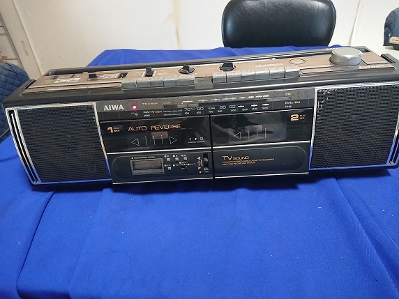 AIWA　アイワ　ラジカセ　CS-W310　現状品_画像1