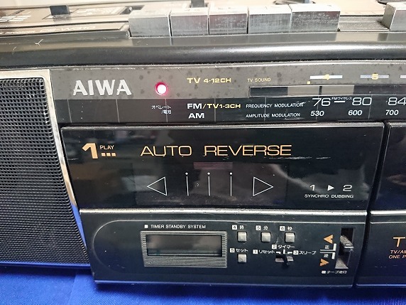 AIWA　アイワ　ラジカセ　CS-W310　現状品_画像2