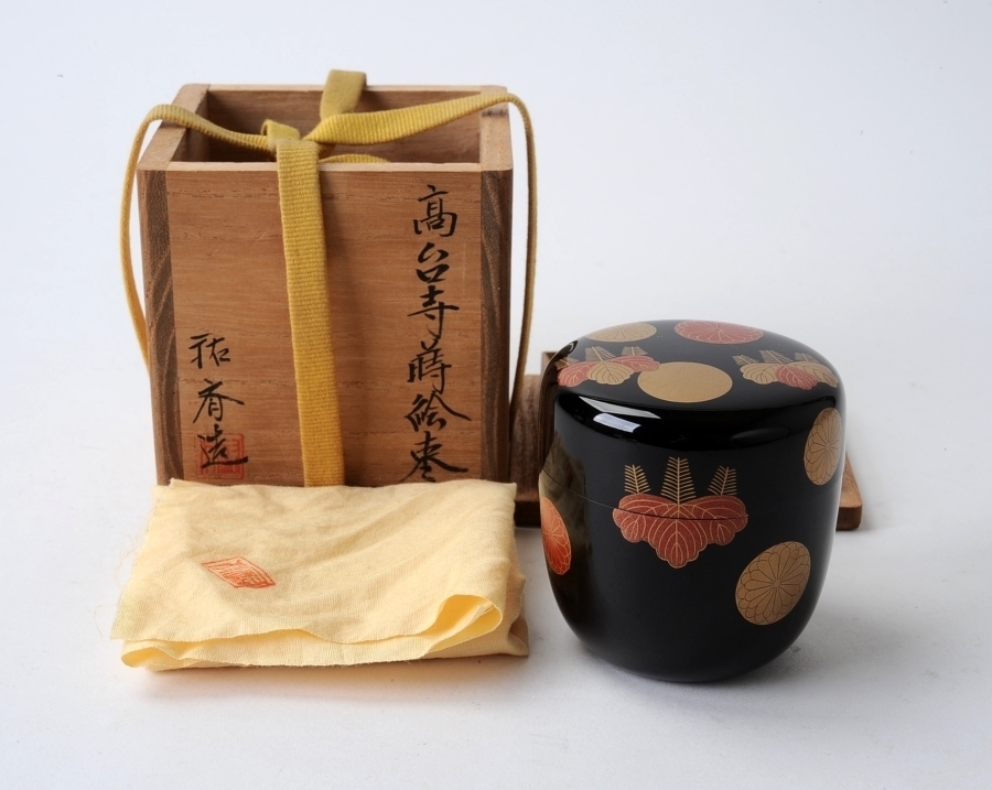 裕斎 造 高台寺蒔絵 棗 共箱 茶道具 茶入 漆器 www.falconofs.com
