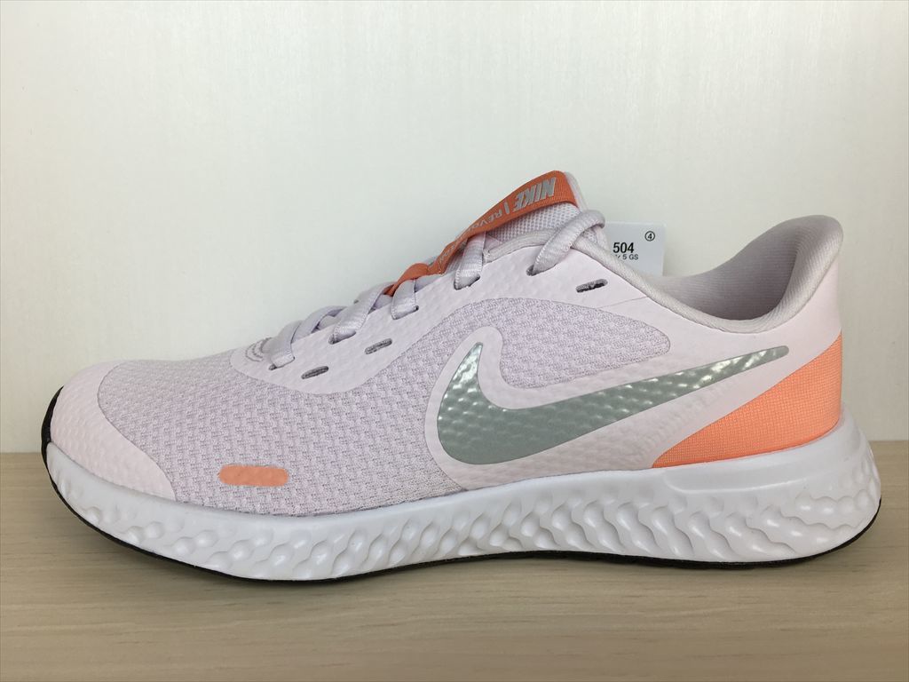 NIKE（ナイキ） REVOLUTION 5 GS（レボリューション5GS） BQ5671-504 スニーカー 靴 ジュニア 24,0cm 新品 (844)