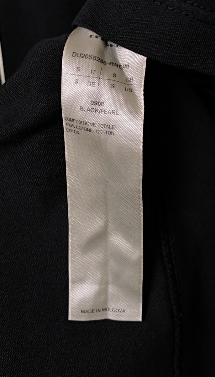 Rick Owensリックオウエンス DRKSHDWダークシャドウ LEVEL TEE レベル Tシャツ 半袖カットソー DU20S5250-RNEP6　黒　ブラック　五芒星_画像8