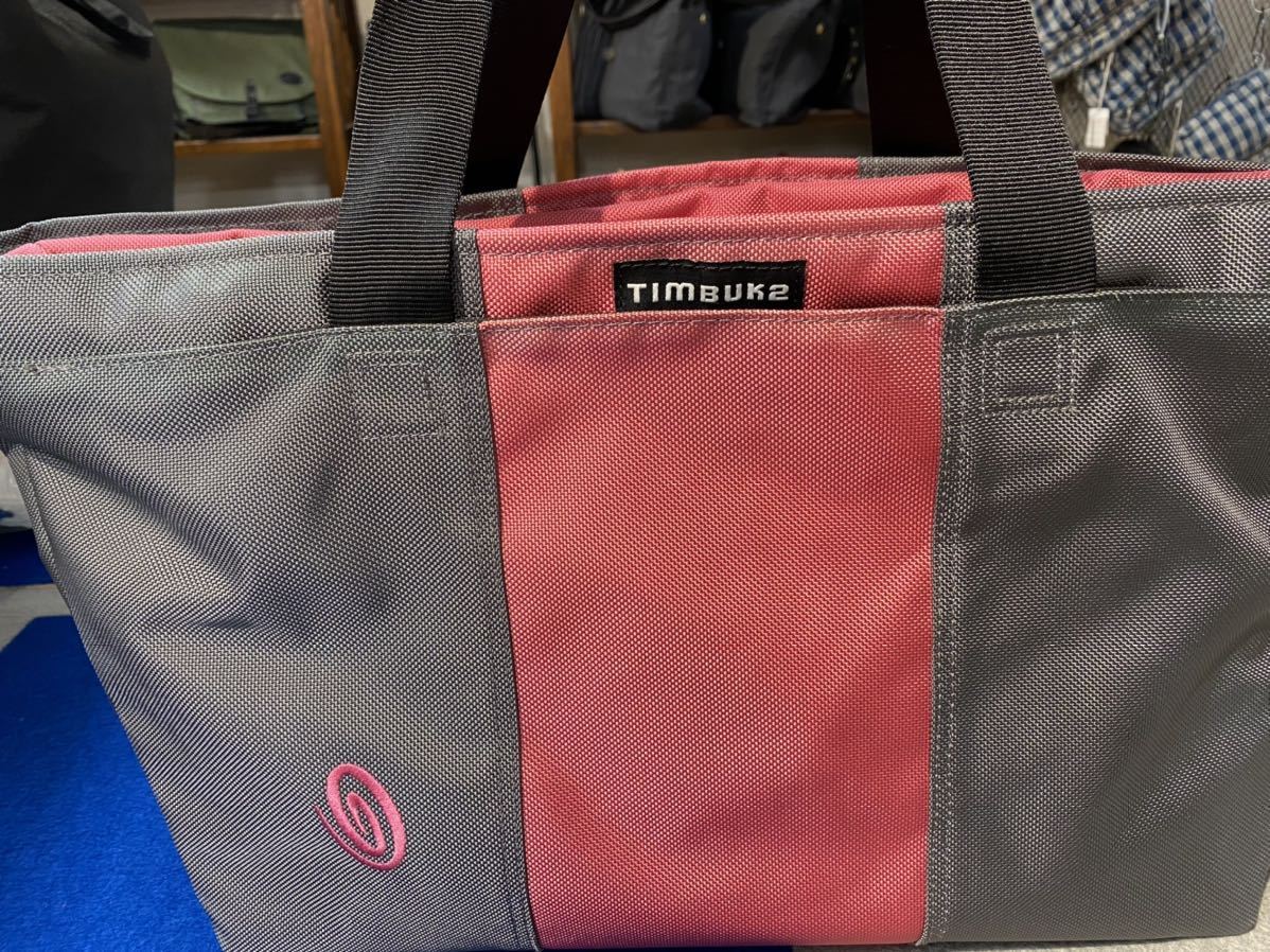 TIMBUK2 ティンバック2 カーゴトートバッグL ガンメタルホットピンク 定価12000円 税別 新品 タグ付 未使用 廃番