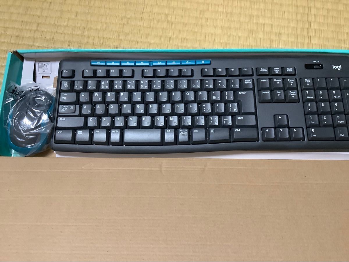 MK275 ロジクール　ワイヤレスキーボード　マウス　セット　unifying レシーバー付き