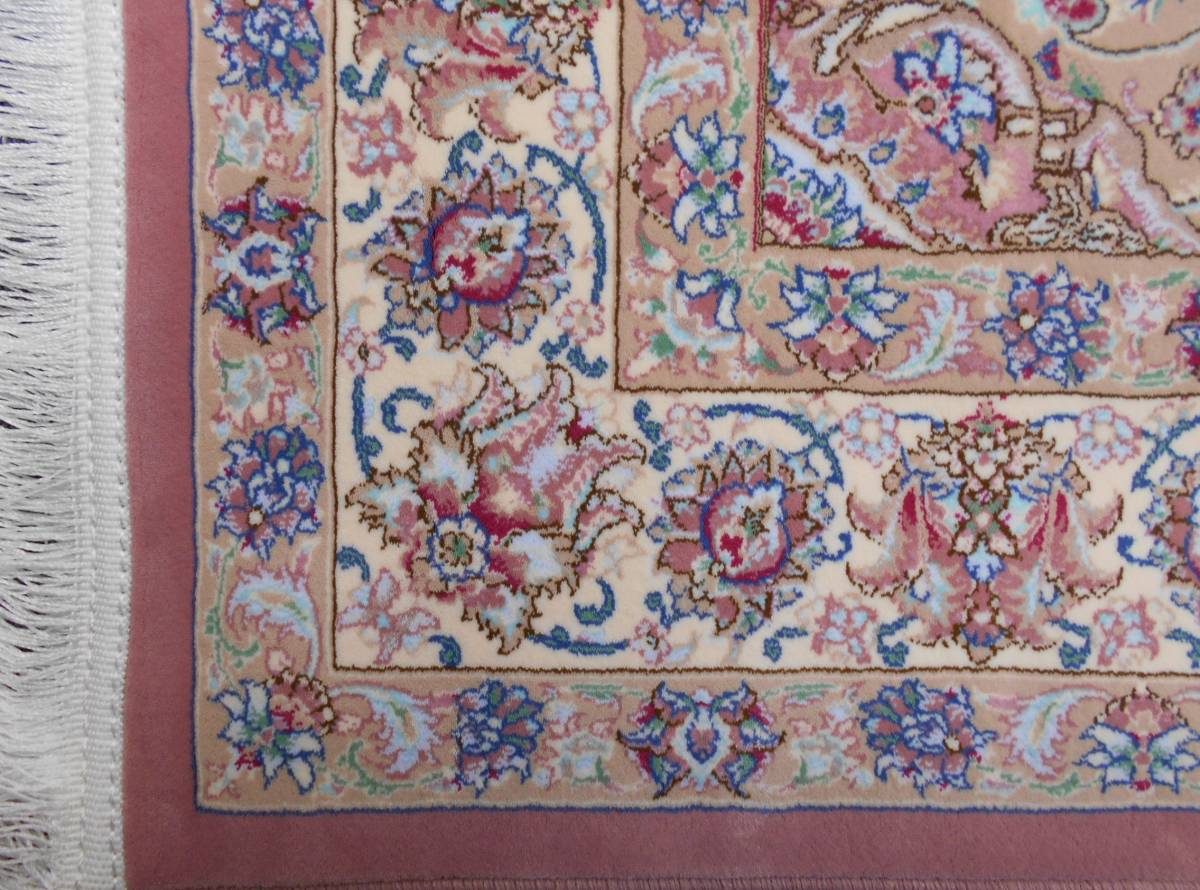 新入荷！多色織、高密度！輝く ペルシャ絨毯の本場 イラン産 絨毯！200