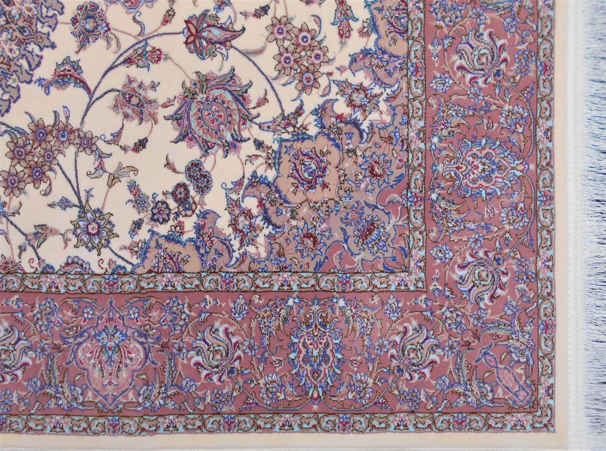 170万ノット！多色織、超高密度！輝く ペルシャ絨毯の本場 イラン産