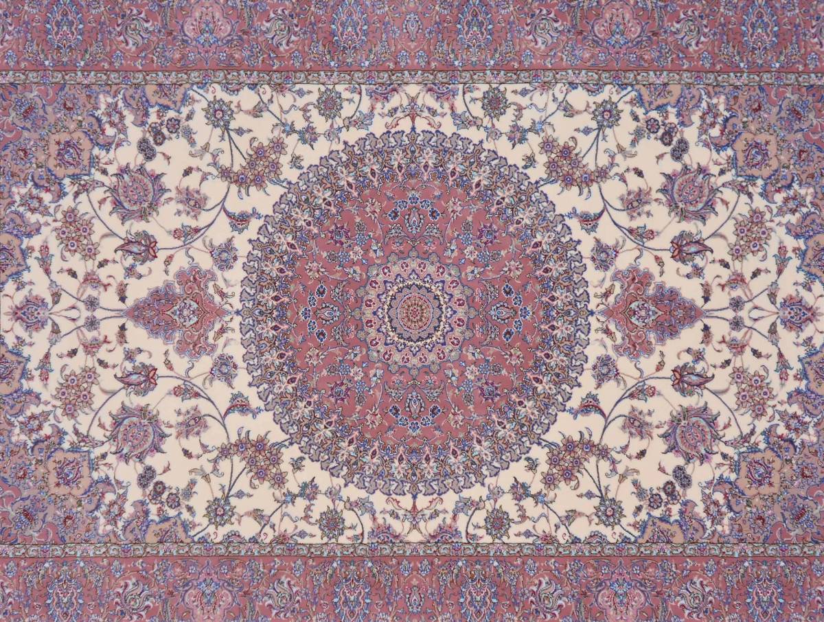 170万ノット！多色織、超高密度！輝く ペルシャ絨毯の本場 イラン産