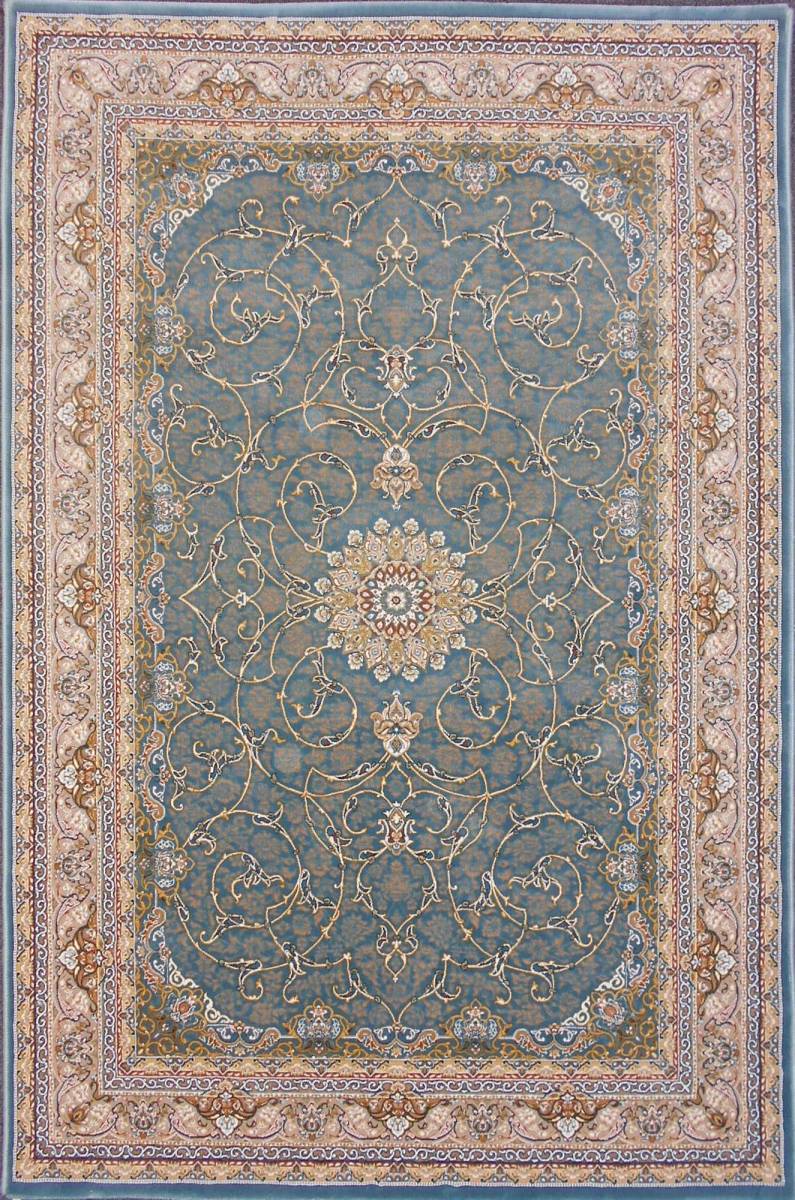 高品質 高密度 立体柄 60×90cm-200551 本場イラン産 絨毯