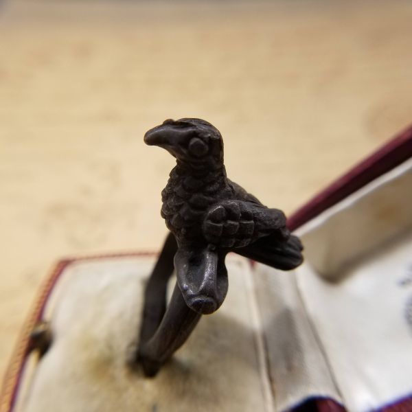  Vintage Rome bronze птица bird кольцо Rome n кольцо античный 
