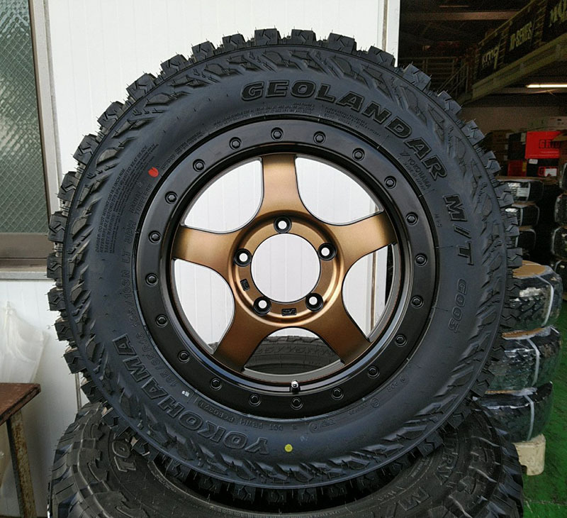 Jimny JB64 JB23 JA tire wheel Yokohama Geolandar MT G003 185/85R16