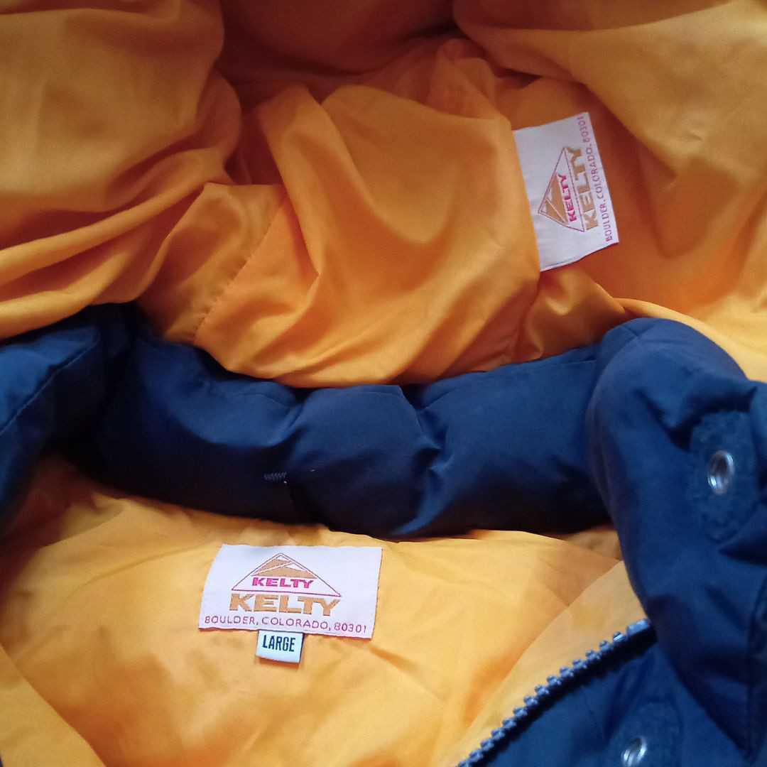キャプテンサンシャイン×ビームスプラス×ケルティ ダウンジャケット 紺 L Kaptain Sunshine beams plus kelty