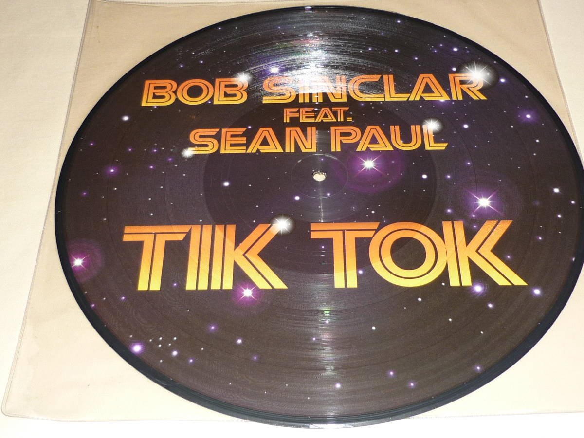 Bob Sinclar Feat. Sean Paul / Tik Tok ～ Italy / 2010年 / D:vision Records DV 730 / 12", Picture Disc_画像2