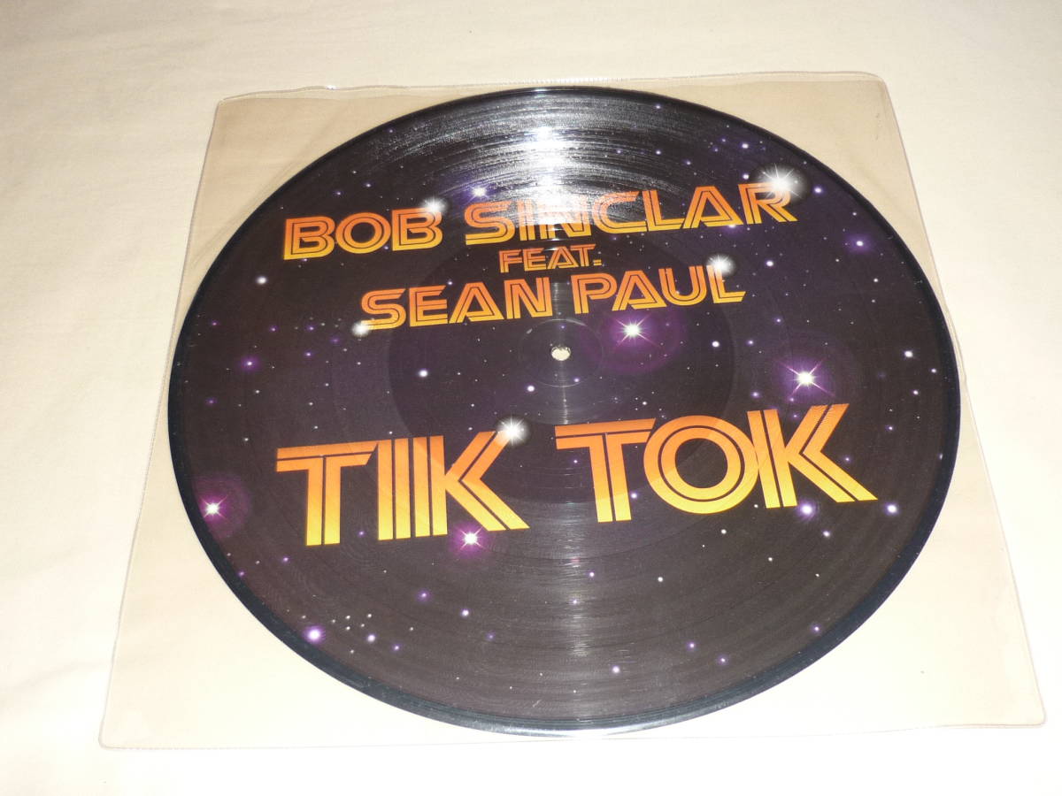 Bob Sinclar Feat. Sean Paul / Tik Tok ～ Italy / 2010年 / D:vision Records DV 730 / 12", Picture Disc_画像1
