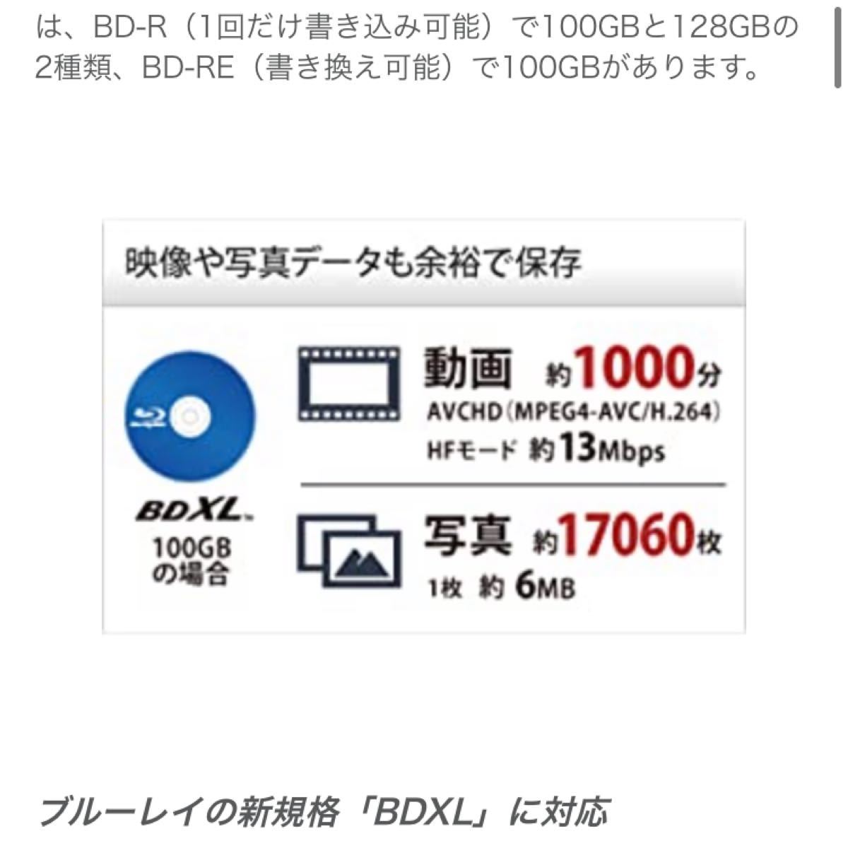 BUFFALO 16倍速書き込み BDXL対応 外付ブルーレイドライブ