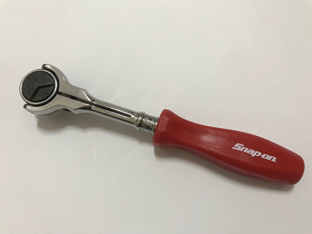 Snap-on スナップオン　ラウンドスイベルラチェット　レッド　ビットラチェット