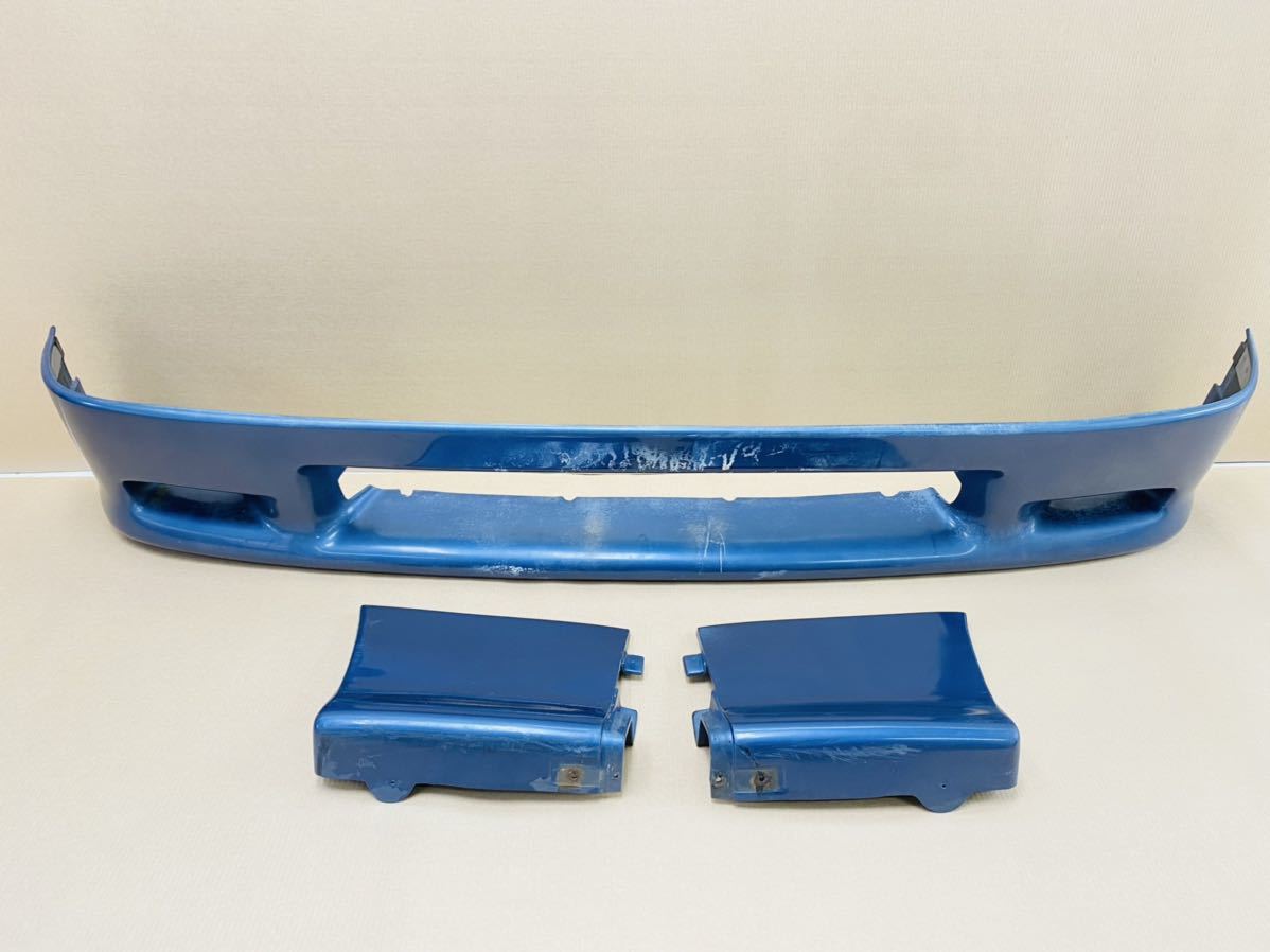 管k211009-0112 RX-7 FC3S 希少 レア フロント US バンパー カバー ハーフ エアロ スポイラー パネル 3ピース 前期 RX7 サバンナ (80k)