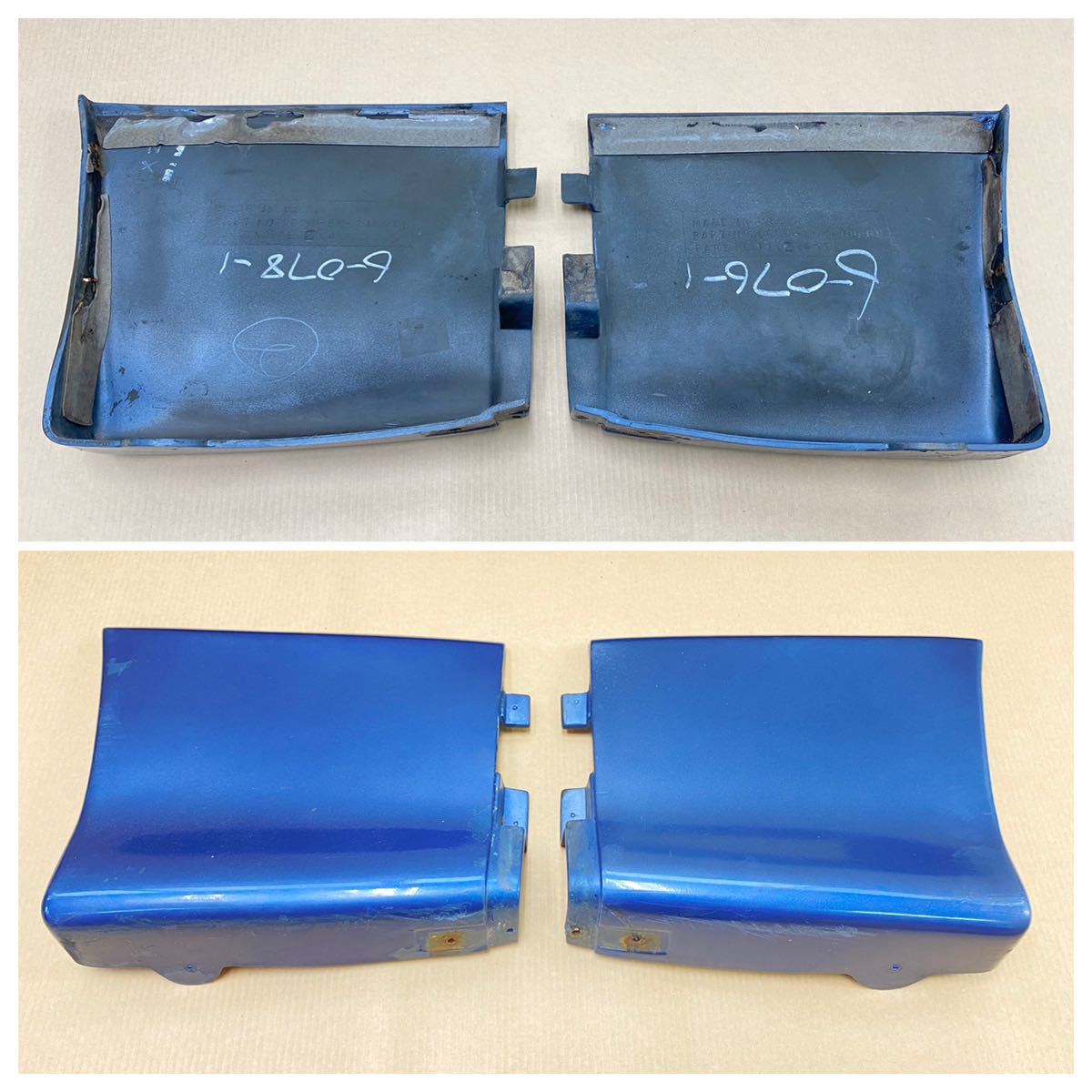 管k211009-0112 RX-7 FC3S 希少 レア フロント US バンパー カバー ハーフ エアロ スポイラー パネル 3ピース 前期 RX7 サバンナ (80k) 10