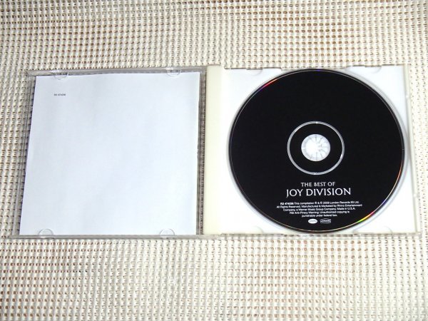The Best Of Joy Division ジョイ ディヴィジョン /Rhino /Bernard Sumner ( new order ) Peter Hook 等在籍 Disorder 等収録良選曲 ベスト