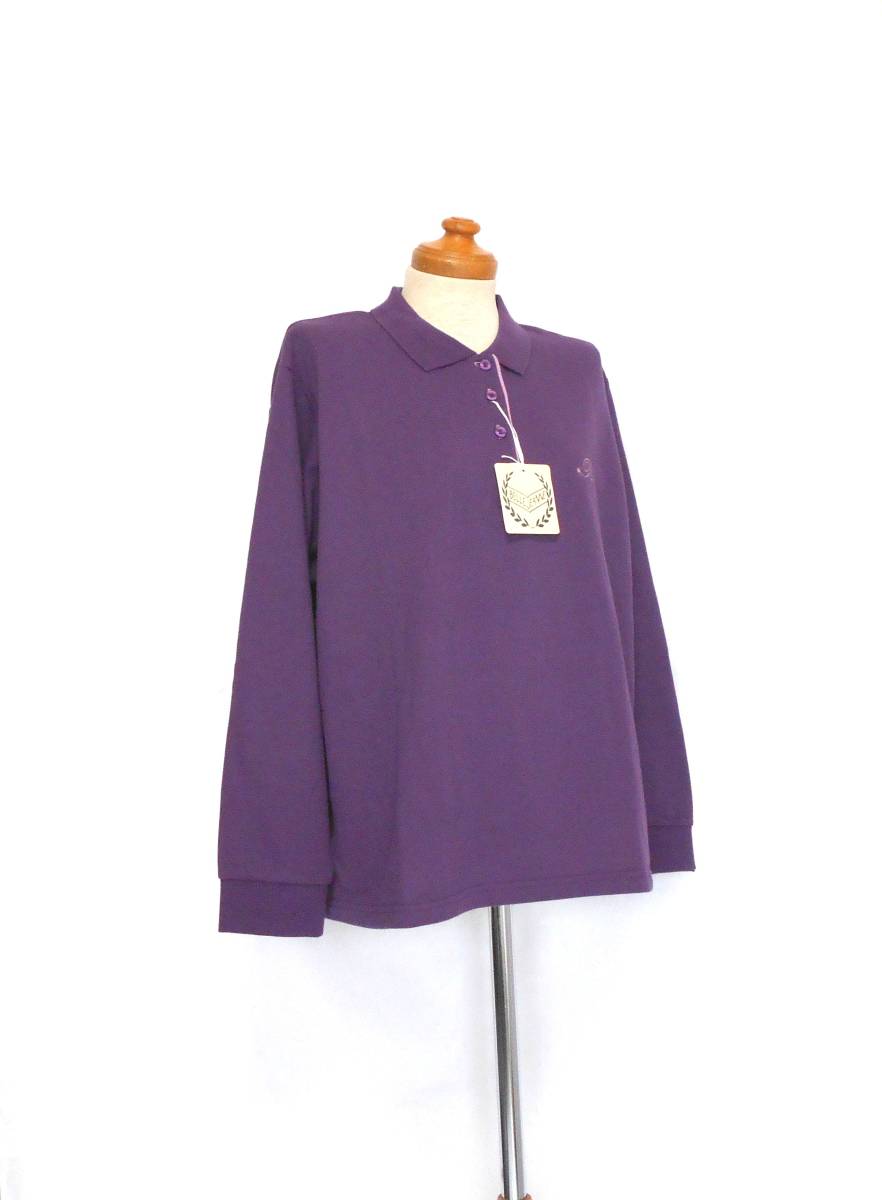 ( unused new goods free shipping!) BELLE JEANNE bell ji-ni purple deer. . braided polo-shirt 4L 17 number ( easy .... clover purple ...